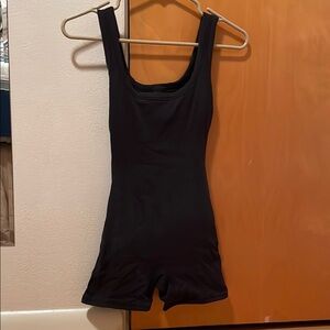 SKIMS Black Tank Romper